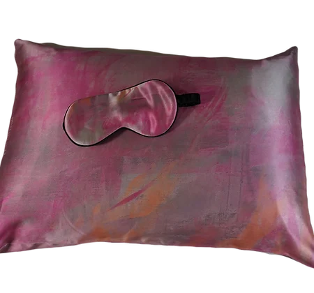 Pillowcase, Pink Sleep Silk